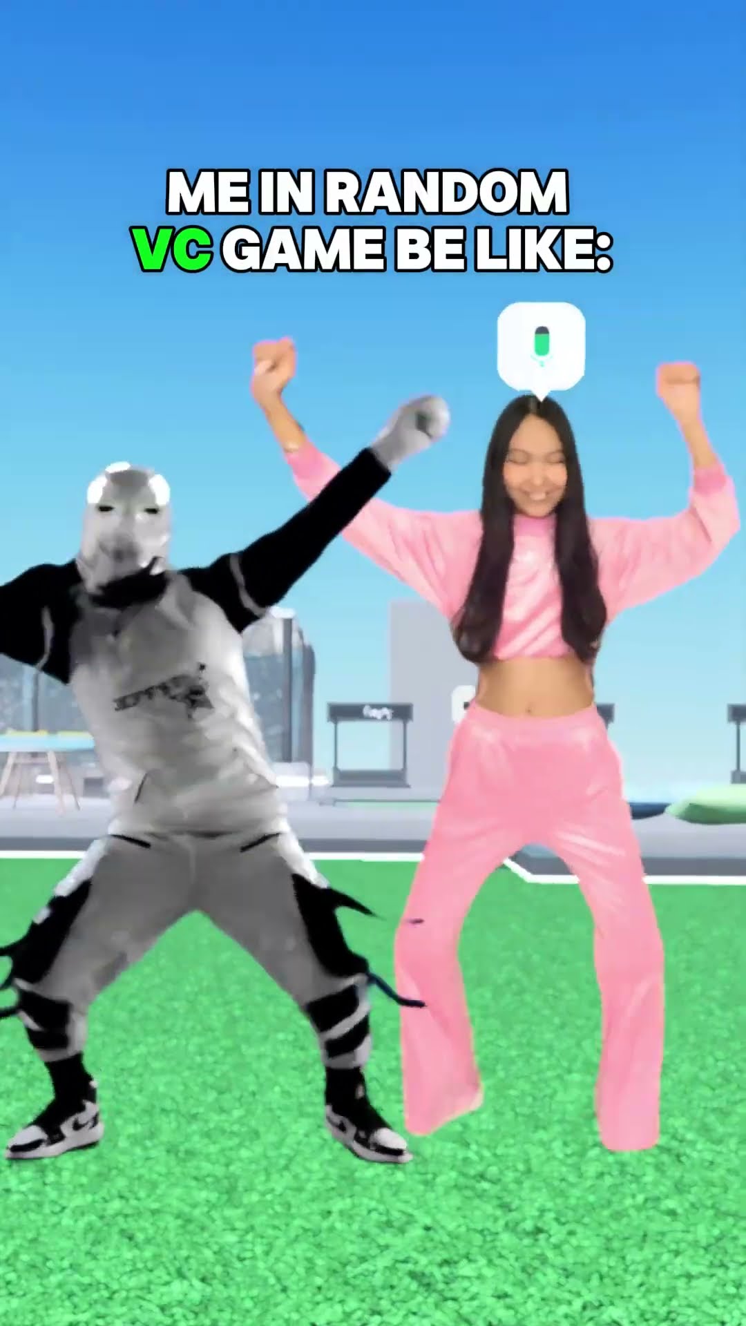 Roblox VC games be like? CR: @kikakimm and all videos in desc! #roblox #robloxshorts